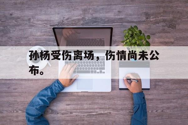 孙杨受伤离场，伤情尚未公布。