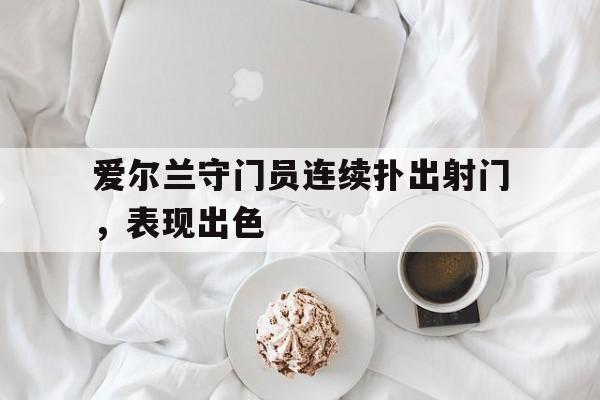 爱尔兰守门员连续扑出射门，表现出色